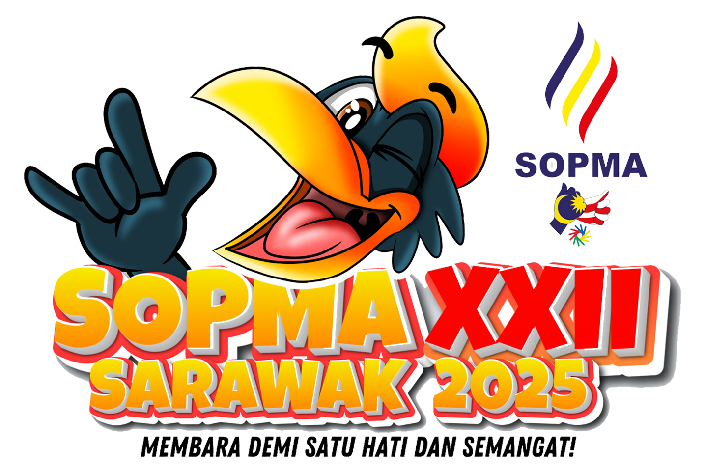 Promotional graphic for SOPMA 2025 Sarawak